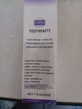 Toothpaste - Whitening